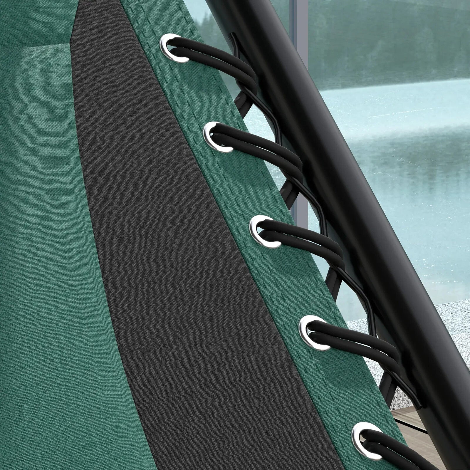 Zero Gravity Lounger Chair Folding Reclining Patio Chair with Shade Cup Holder - Home and Garden Furniture Shop - rustic - furniture